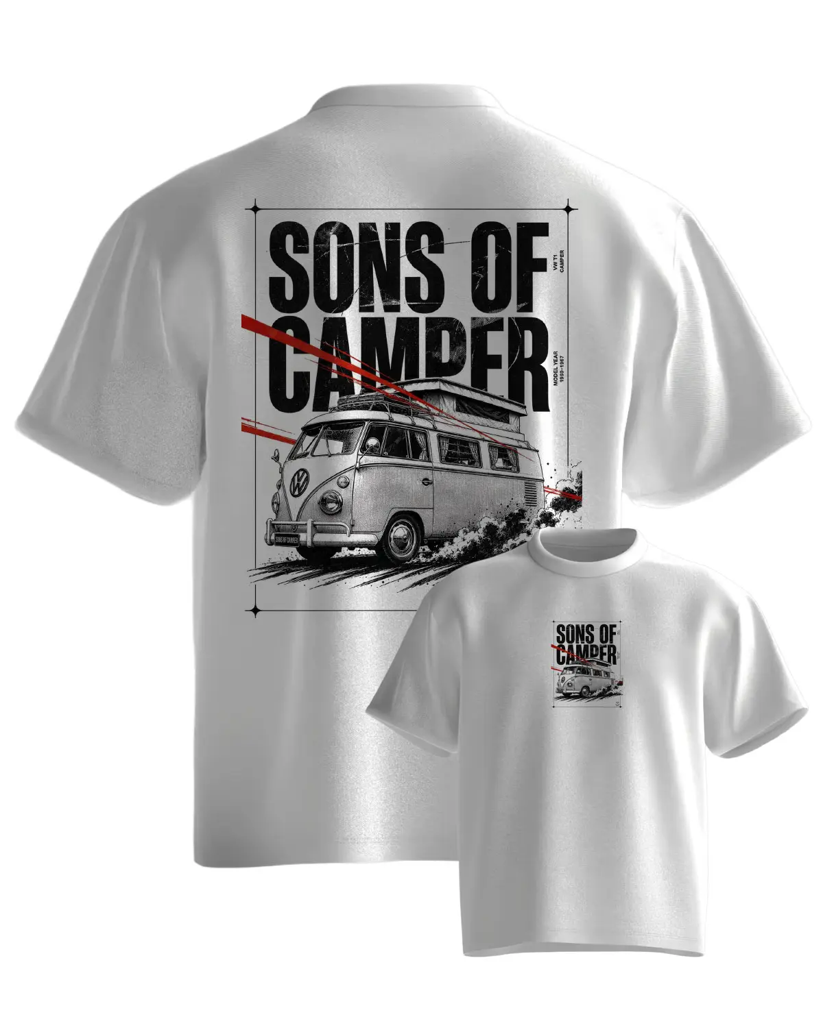 Prenda de ejemplo de Sons of Camper con estética outdoor